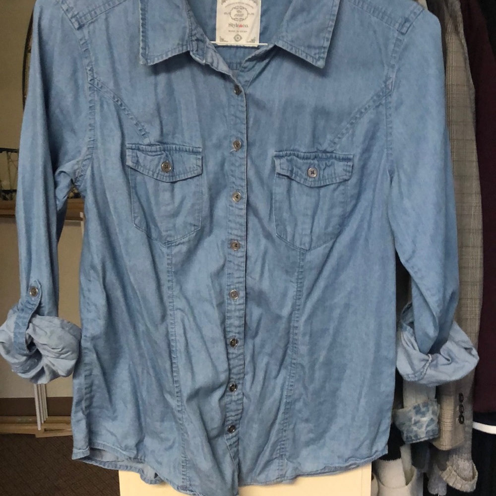Denim Button Down